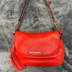 Michael Kors Bedford Satchel in Tangerine